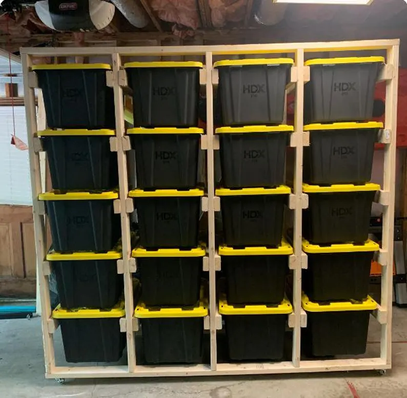 Tote storage racks Utah photo
