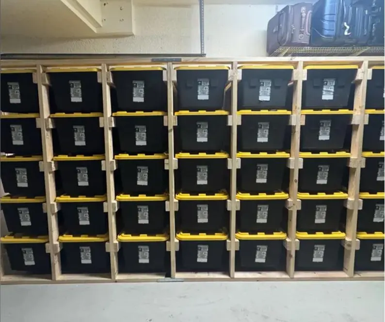 Tote storage racks Utah photo