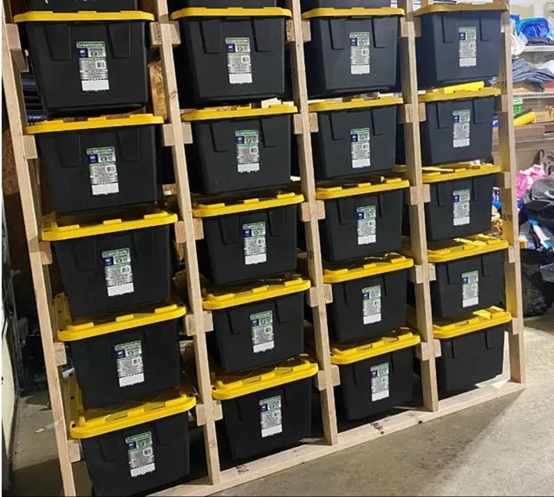 Tote storage racks Utah photo