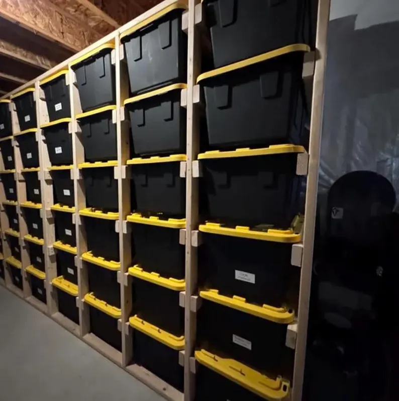 Tote storage racks Utah photo